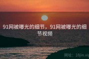 91网被曝光的细节，91网被曝光的细节视频