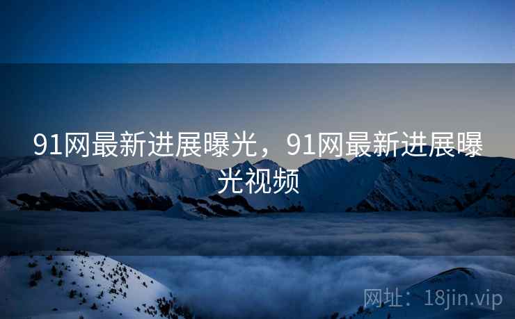 91网最新进展曝光，91网最新进展曝光视频