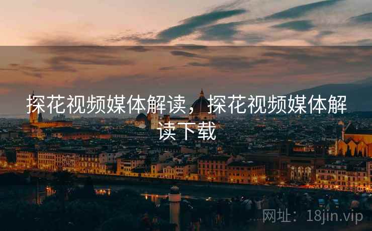 探花视频媒体解读，探花视频媒体解读下载