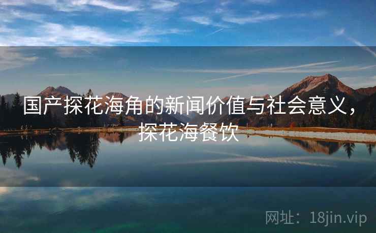 国产探花海角的新闻价值与社会意义，探花海餐饮
