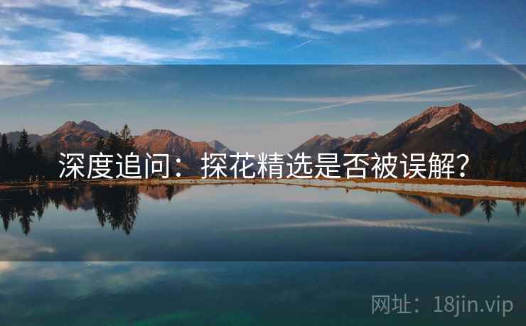 深度追问：探花精选是否被误解？