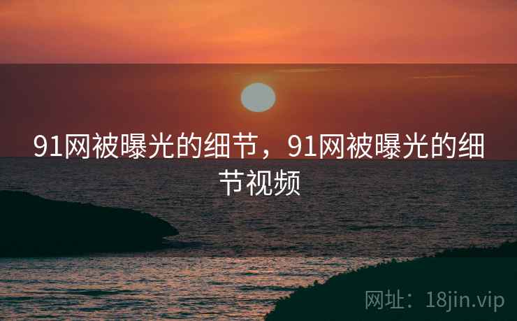 91网被曝光的细节，91网被曝光的细节视频