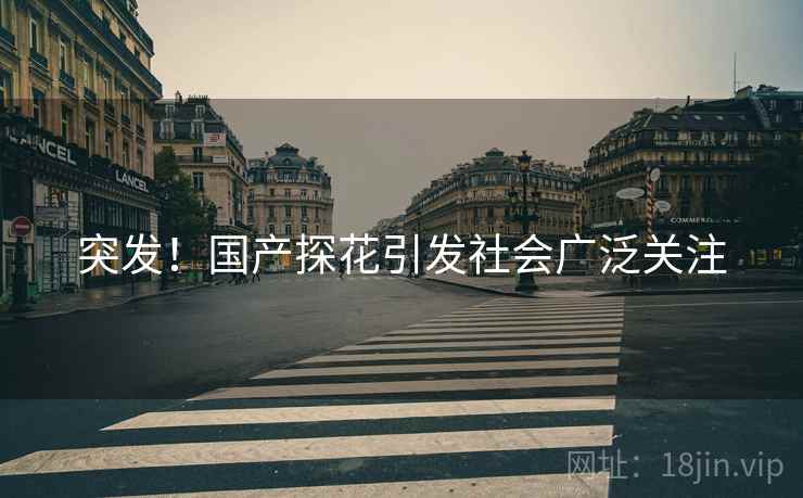 突发！国产探花引发社会广泛关注